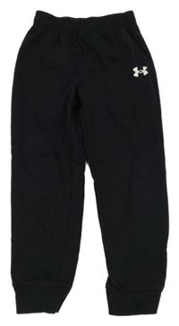Černé funkční tepláky s logem UNDER ARMOUR