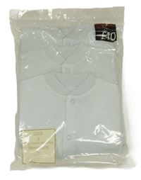 Nové - 3x - Světlemodrý froté overal M&S