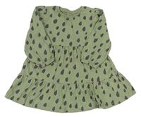 Zelené bodkované bavlnené šaty Next