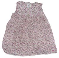 Biela kvetovaná tunika H&M