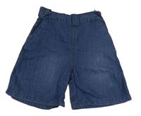 Modré culottes kalhoty riflového vzhledu F&F