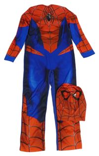 Kostým - 2set - Červeno-modrý overal + maska - Spiderman Rubie's
