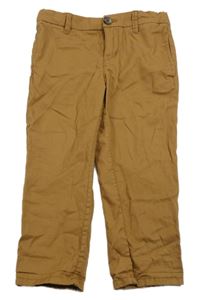 Hnedé plátenné nohavice H&M