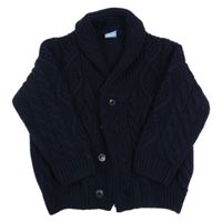 Tmavomodrý prepínaci sveter Sardon