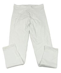 Bílé legíny s krajkou George