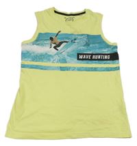 Žluté tílko se surfařem C&A