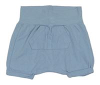 Svetlomodré bavlnené kraťasy s vreckom Ergee