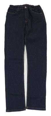Tmavomodré skinny fit rifle H&M