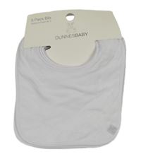 Nové - 5x bílý froté bryndák DUNNES