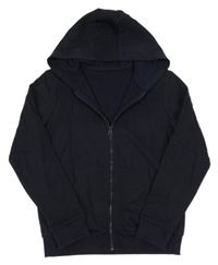 Tmavomodrá prepínaci mikina s kapucňou George