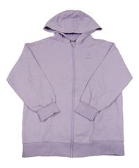 Lila prepínaci mikina s kapucňou