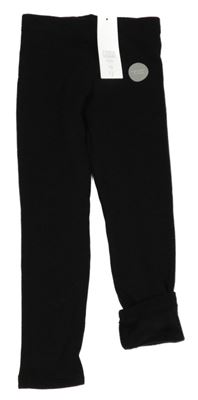 Nové - Černé zateplené legíny F&F