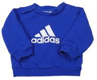 Modrá mikina s logem Adidas