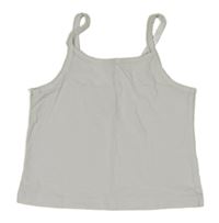 Biely crop top C&A