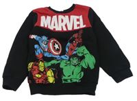 Čierna mikina so superhrdinami  MARVEL