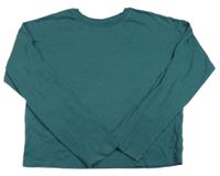 Zelené crop tričko H&M