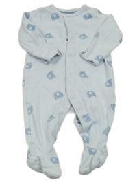 Svetlomodrý overal s medvedíkmi Mothercare