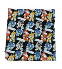 Nové - Černý multifunkční nákrčník se Sonicem a kamarády H&M