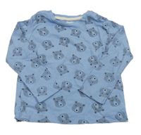 Modré triko s medvídky Lupilu