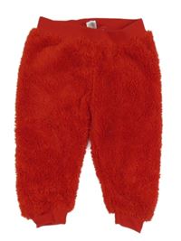 Červené chlpaté tepláky Lupilu