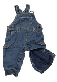 Tmavomodré podšité laclové rifle George