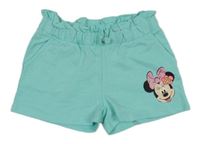 Světlemodré teplákové kraťasy s Minnie 