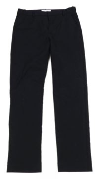Tmavomodré chino nohavice Zara
