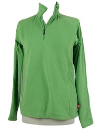 Dámská světlezelená fleecová funkční mikina 