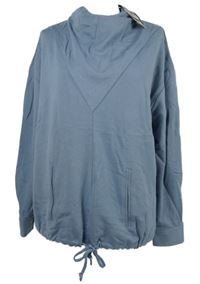 Nové - Dámská světlemodrá mikina s límcem Gallery 