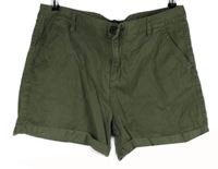 Dámské khaki plátěné kraťasy F&F