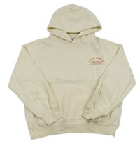 Smotanová mikina s nápisom a kapucňou Jack & Jones