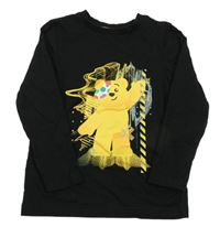 Černé triko s medvídkem George