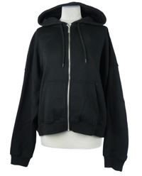 Dámská černá propínací mikina s kapucí FB Sister