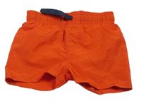 Červené plážové kraťasy