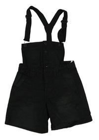 Čierne rifľové na traké kraťasy H&M