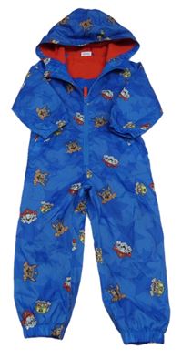 Modrá šušťáková jarná kombinéza s kapucí - Tlapková patrola zn. Nickelodeon