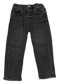 Šedo-černé skinny rifle Zara