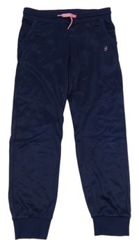 Tmavomodré športové tepláky H&M