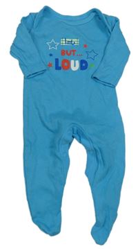 Modrý overal s nápisom F&F