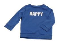 Tmavomodrá mikina s nápisom F&F