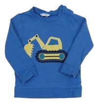 Modrá mikina s bágrom M&Co.