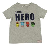 Šedé tričko - Avengers H&M