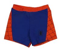 Tmavomodro-červené nohavičkové plavky so Spider-manem George