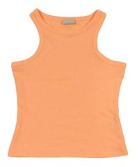 Neónově oranžový rebrovaný crop top Matalan