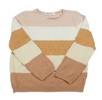 Farebný pruhovaný sveter H&M