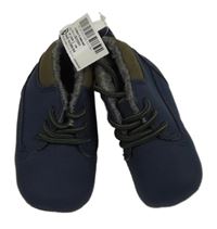 Nové - Tmavomodré koženkové capáčky Next vel. 16