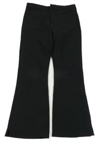 Čierne flare nohavice Zara