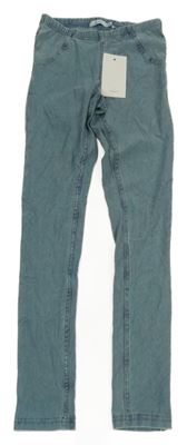 Nové - Modré legíny riflového vzhledu Name it