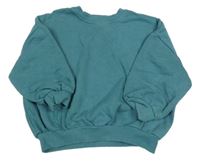 Zelená oversize mikina s nápisom George