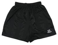 Čierne športové kraťasy s logom Sondico